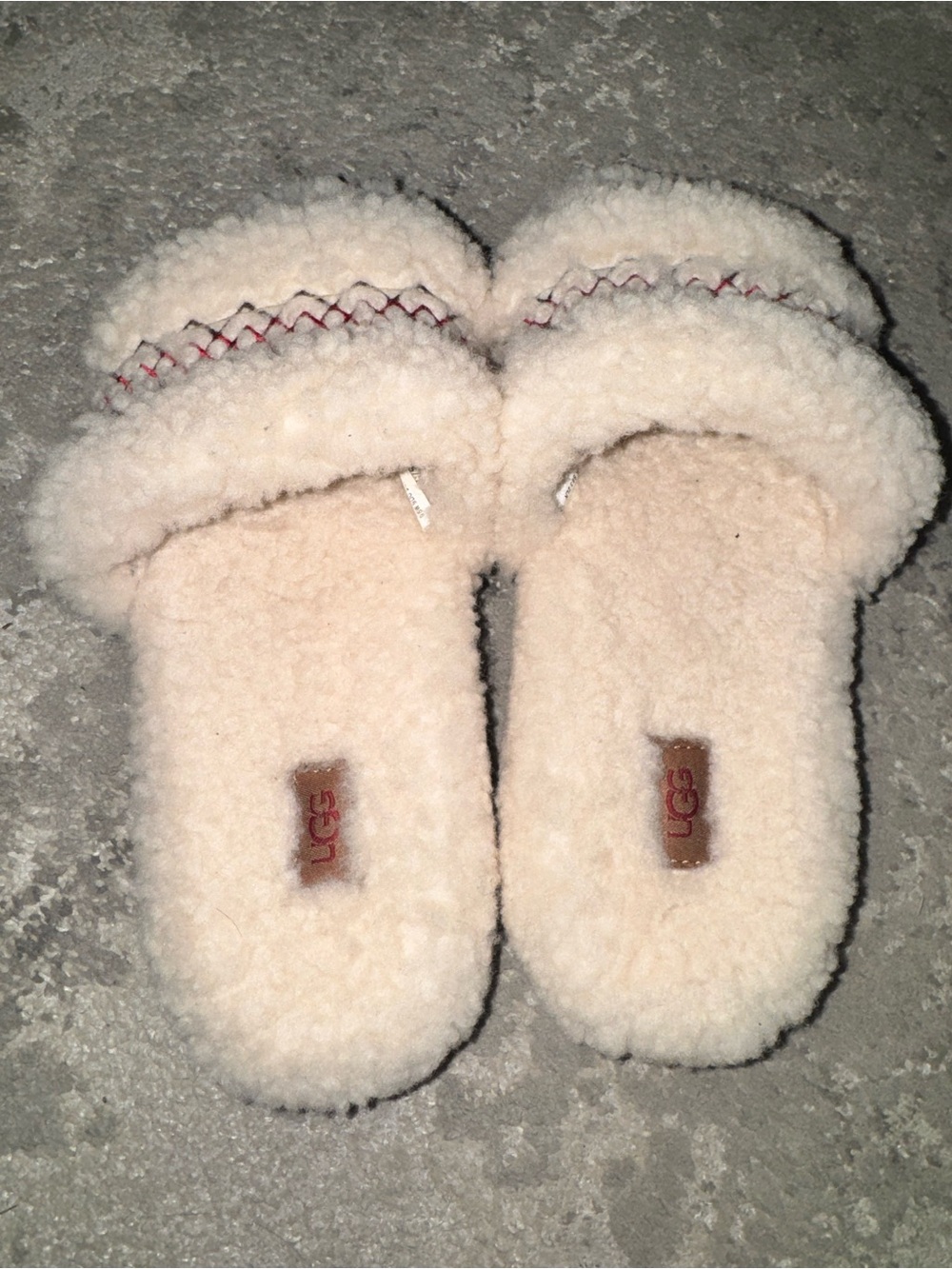 UGG Cozetta Braid Sherpa Slide Slippers NWOT - Picture 2 of 6